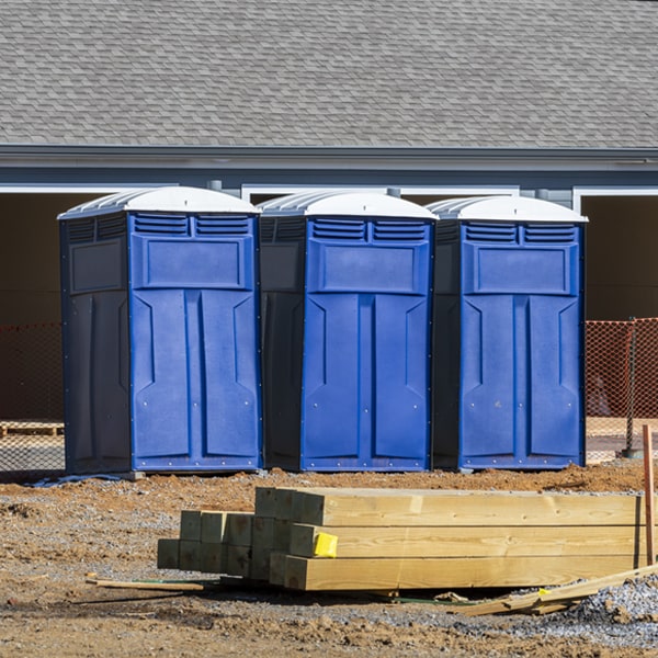 what is the expected delivery and pickup timeframe for the porta potties in Hyde Park New York